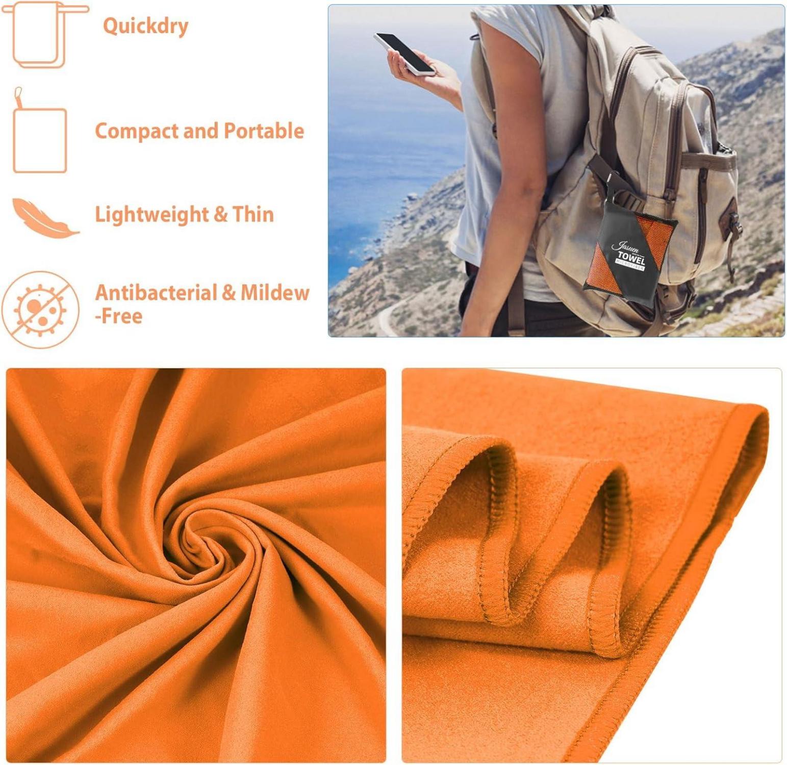 Mikrofaser Handtuch Set Sporthandtuch Reisehandtuch 2 Stück