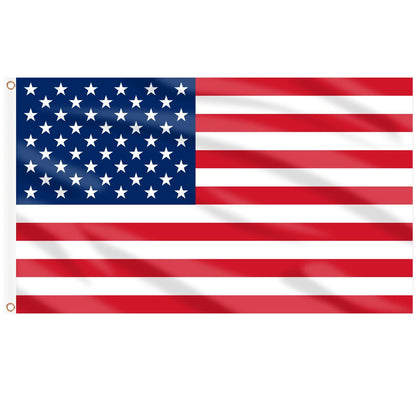 USA Flagge 90 x 150 cm für Amerika Wahltag Deko 2024 mit Messing-Ösen