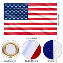 AhfuLife USA Flagge 90x150 cm Amerika Wahltag Deko 2024