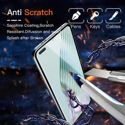 Schutzfolie Honor Magic 5 pro 5G Panzerglas, 2 Stück HD Displayschutzfolie Anti-Kratzen Kameraschutz 9H Härte