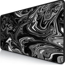 Gaming Mauspad XXL Flüssigmetall 900x400mm vernähte Kanten wasserdicht