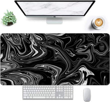 Gaming Mauspad XXL Flüssigmetall 900 x 400 mm vernähten