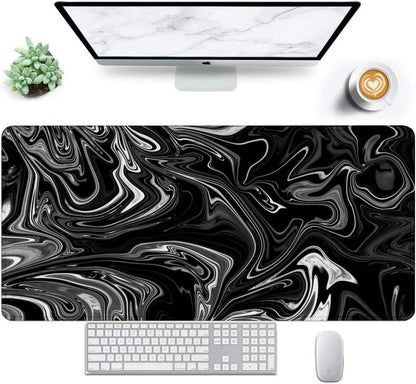 Gaming Mauspad XXL 800x300mm Flüssigmetall Vernähte Kanten