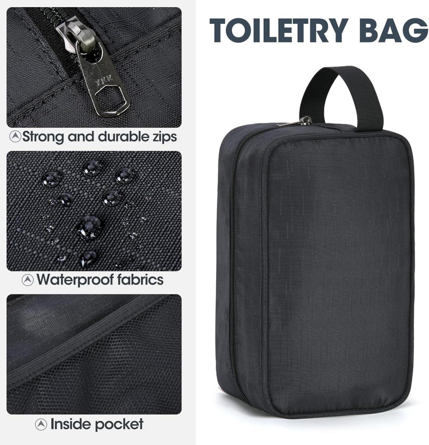 Leichte faltbare Reisetasche 100L mit Schuhfach für Herren Damen, Grau