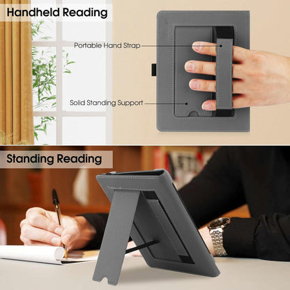 Universal Ständer Hülle für 6-6.8 Zoll eReader PU Leder Cover