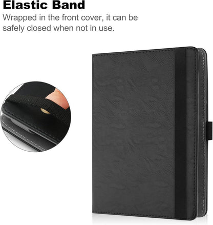 Universal eReader Ständer Hülle 6-6.8 Zoll mit Handschlaufe - PU Leder Schutz