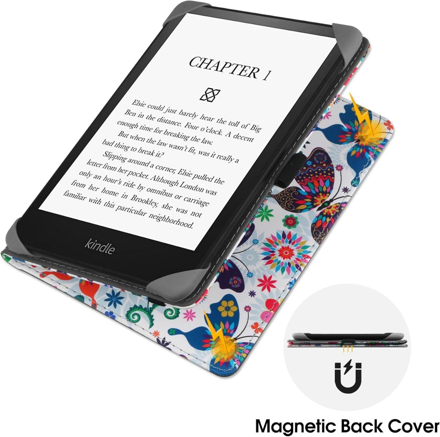 Universal eReader Ständer Hülle 6-6.8 Zoll PU Leder Cover