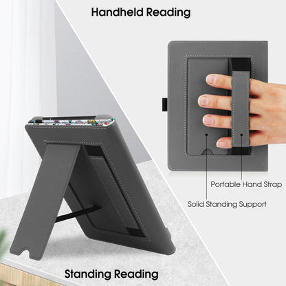 Universal Ständer Hülle für 6-6.8 Zoll eReader PU Leder Cover