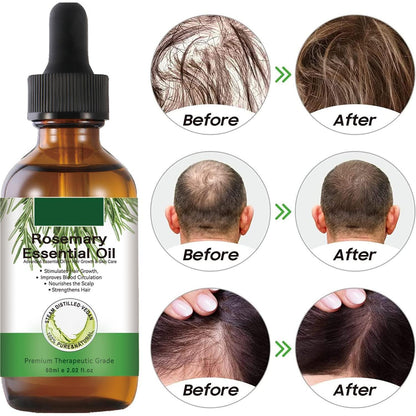 Rosmarinöl Haare 60ml Ätherisches Öl Wachstum für Haare