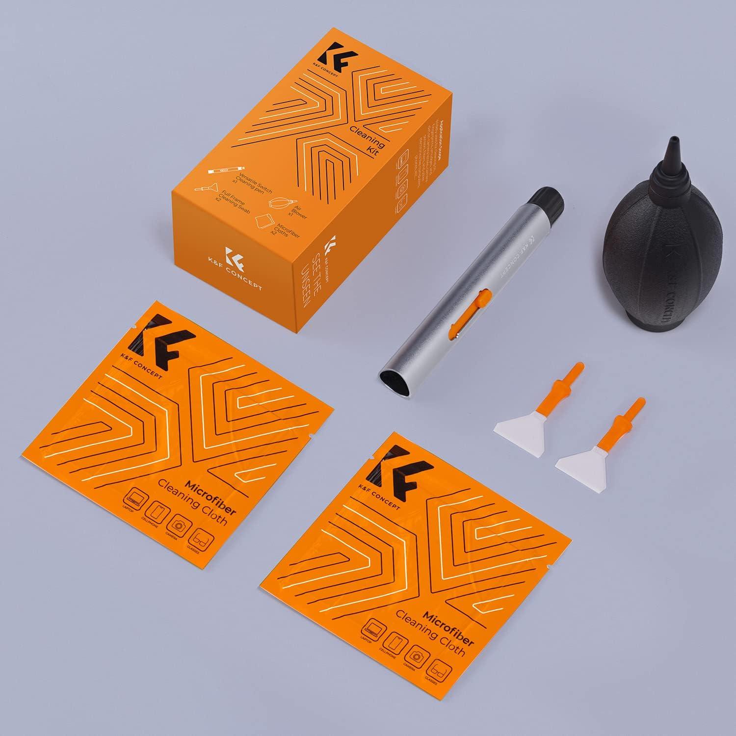 Kamera Reinigungsset: Tuch, Stift, 2 Stäbe, Luftgebläse & 6in1 APS Kit