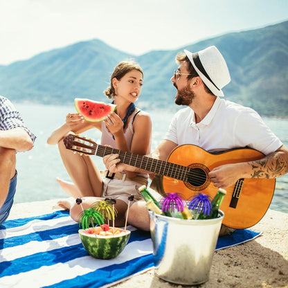 50 Stück Cocktailspieße Cocktailschirmchen Bunte Deko Drink