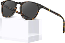 CARFIA Kleine Polarisierte Vintage Sonnenbrille für Damen