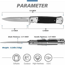 Klappmesser Einhandmesser Nylonscheide Taschenmesser Silver