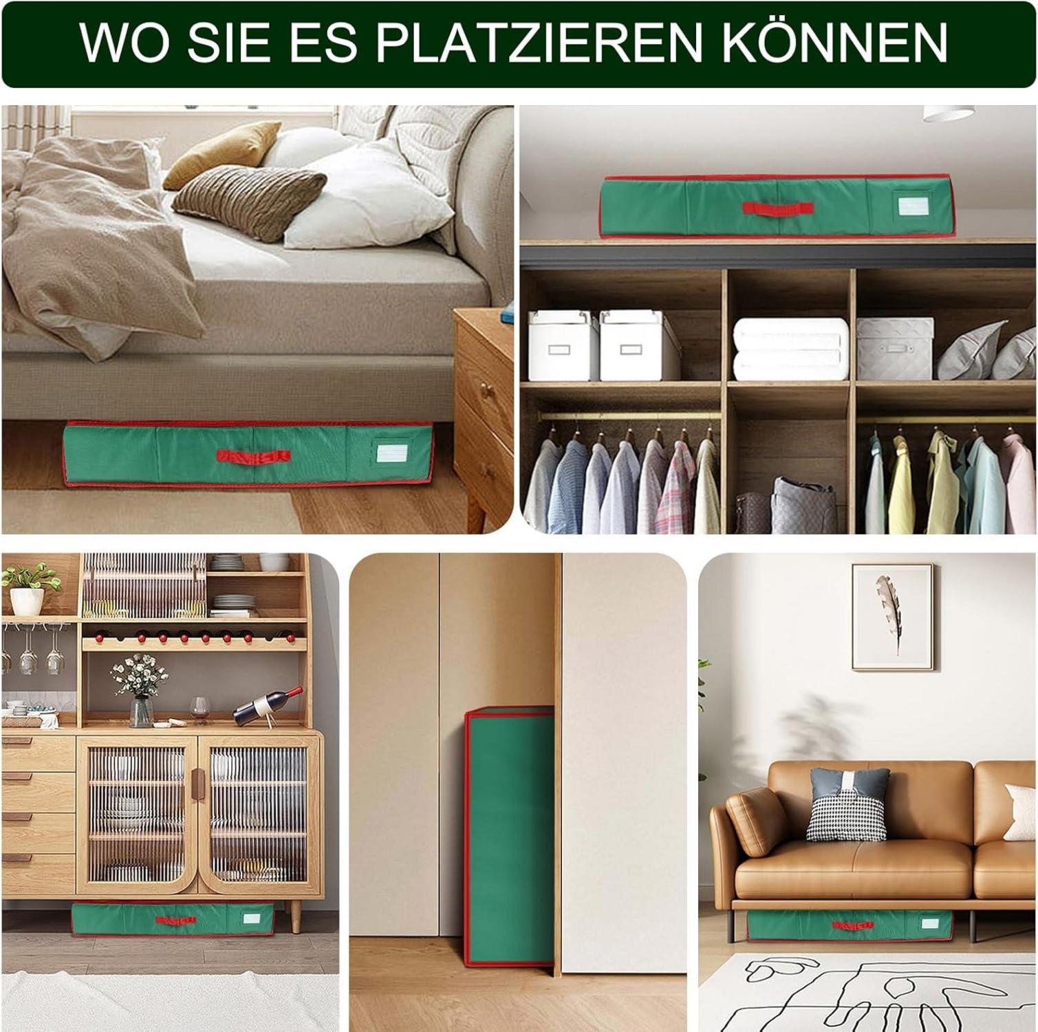Geschenkpapier Aufbewahrungsbox Stabil 83×36×12cm Oxford-Gewebe Karton
