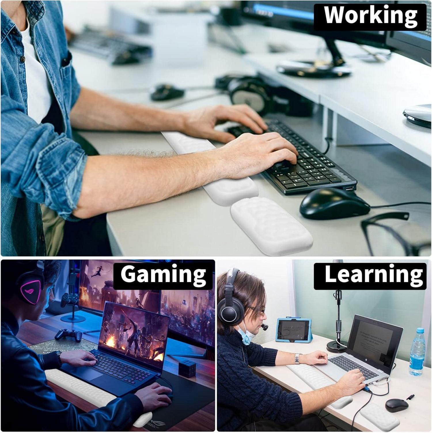 Ergonomisches Handgelenkauflage Set für Büro und Gaming