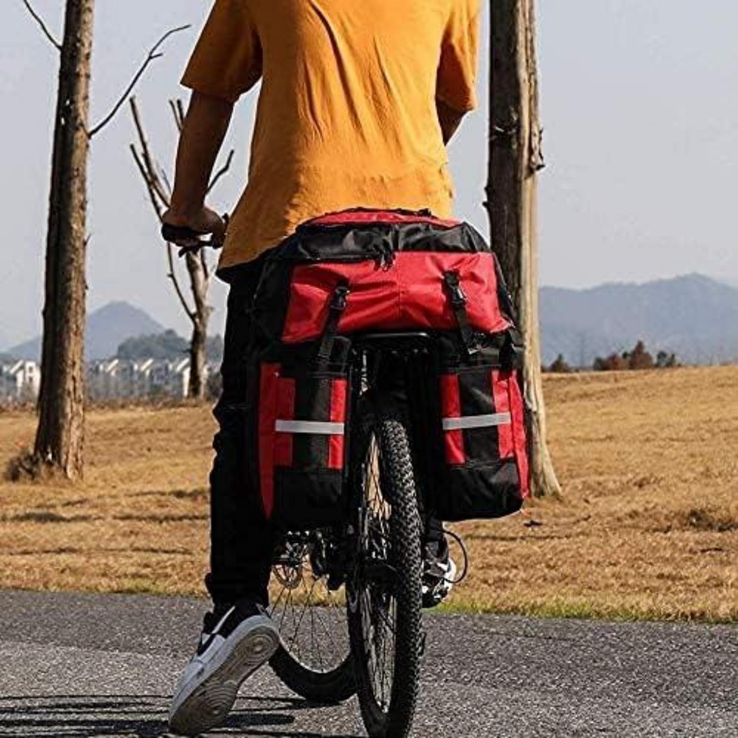 Fahrradtaschen 3 in 1 Gepäckträger 70L wasserdichte Fahrrad Taschen