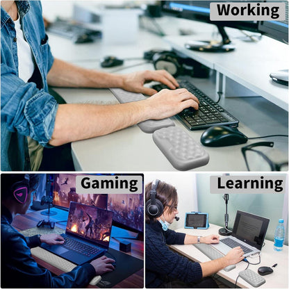 Handgelenkauflage Tastatur Handballenauflage Memory Foam für Computer Laptop