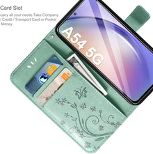 AROYI Samsung Galaxy A54 5G Lederhülle Schutzhülle Hellgrün