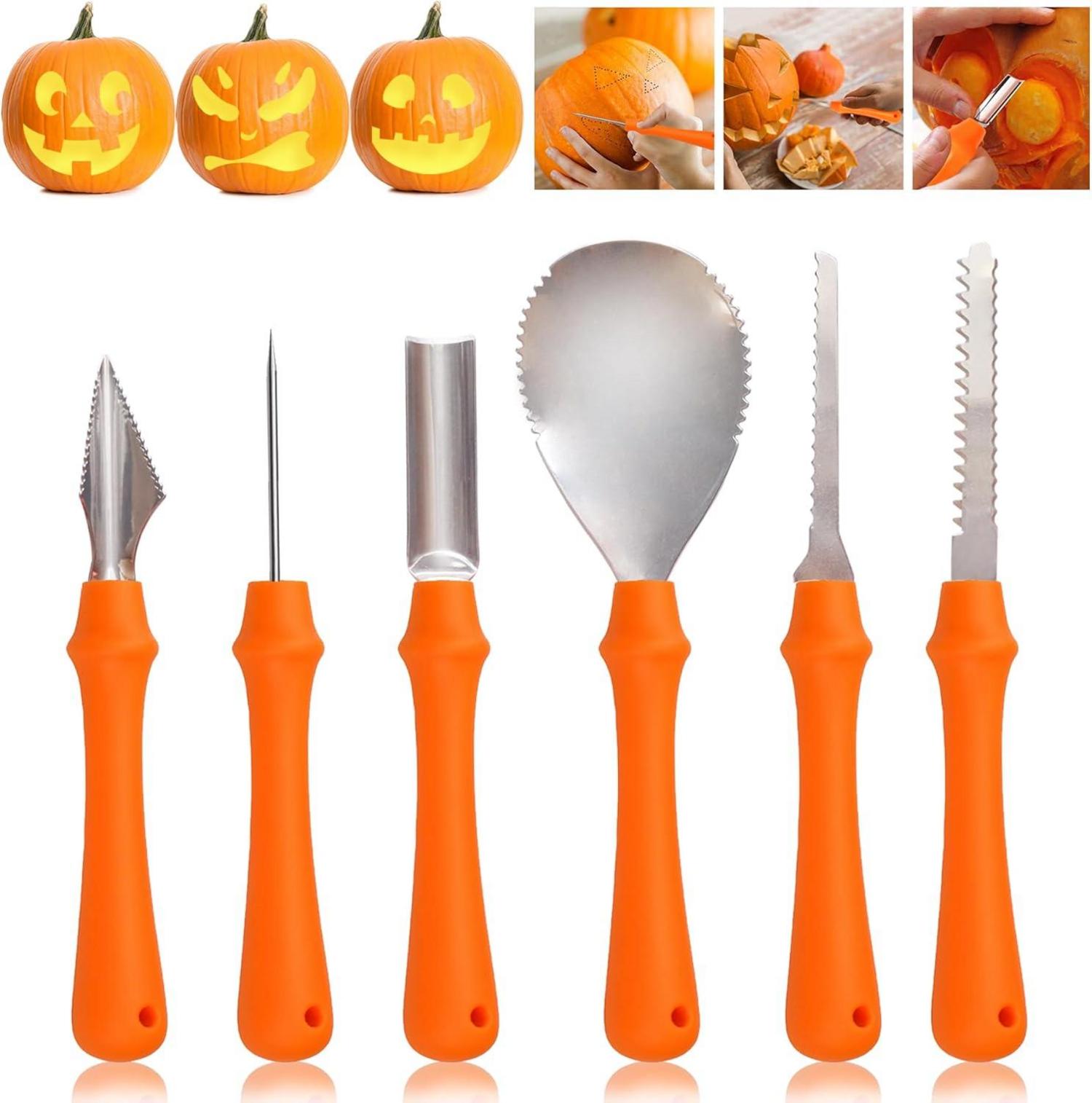 Halloween Kürbis Schnitzset Edelstahl Werkzeug DIY für