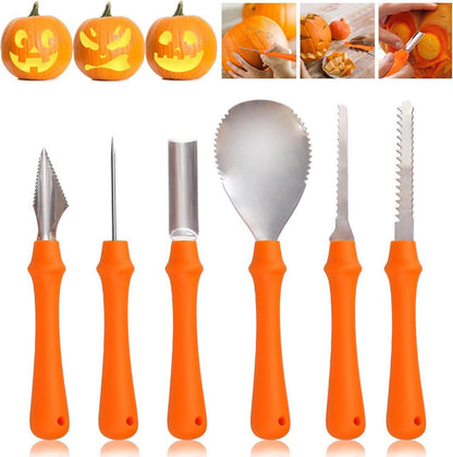 Halloween Kürbis Schnitzset Edelstahl Werkzeug DIY für