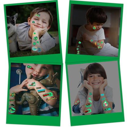 Fußball Leuchttattoos Kinder | 10 Blätter Tattoo Fussball Geschenke Jungen