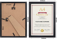 Bilderrahmen Set Schwarz A4 12 Stück Fotorahmen Collage Wand