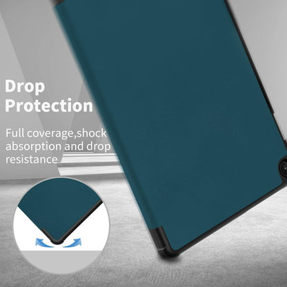 EasyAcc Lenovo Tab M10 3rd Gen 10.1 Hülle Meerblau mit Schutzfolie