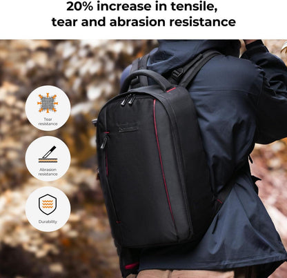 Fotorucksack wasserdicht Kameratasche mit Laptopfach für Canon Sony