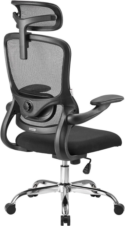Ergonomischer Bürostuhl mit verstellbarer Kopfstütze