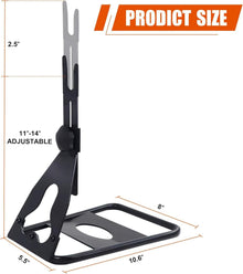 Alu-Parkständer Fahrradhalter für 20-29 Zoll Räder Schwarz