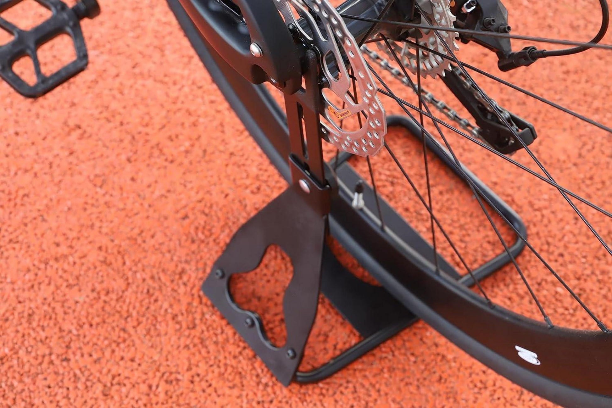 ALU-Fahrradständer für 20-29 Zoll Räder schwarz