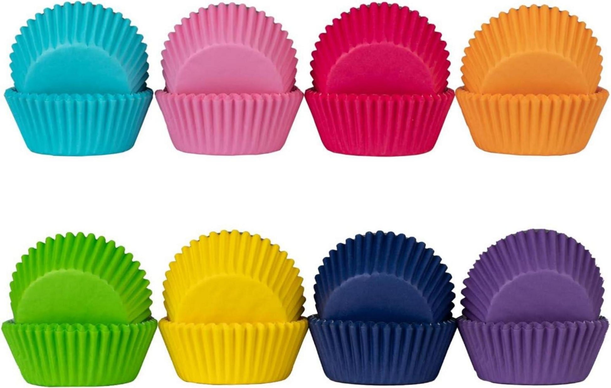 400er Set Cupcake Förmchen Papier 5cm Standard Rainbow Oilproof