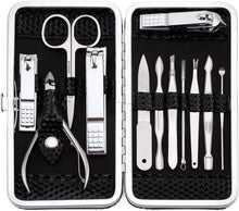 Maniküre Set Edelstahl Nagelpflege Werkzeuge Schwarz