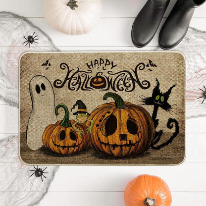 Artoid Halloween Fußmatte Katze Geist Frosch 40x60 cm