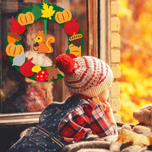 Herbst Bastelset für Kinder: DIY Filz Kranz