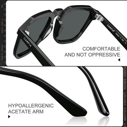 Kleine Herren Sonnenbrille Polarisierte Fahrenbrille UV-Schutz Geschenkset