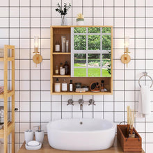 Bambus Badezimmerschrank mit