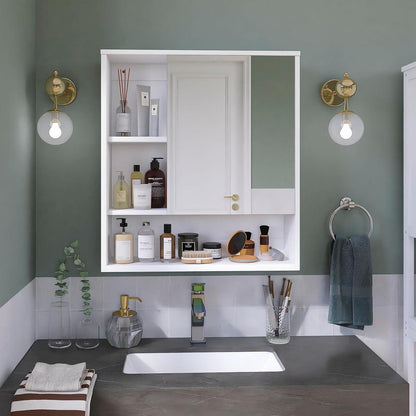 Badezimmerschrank mit Spiegel aus