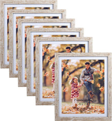 Bilderrahmen Set 20x25 cm 6er Pack für Wand und Tisch