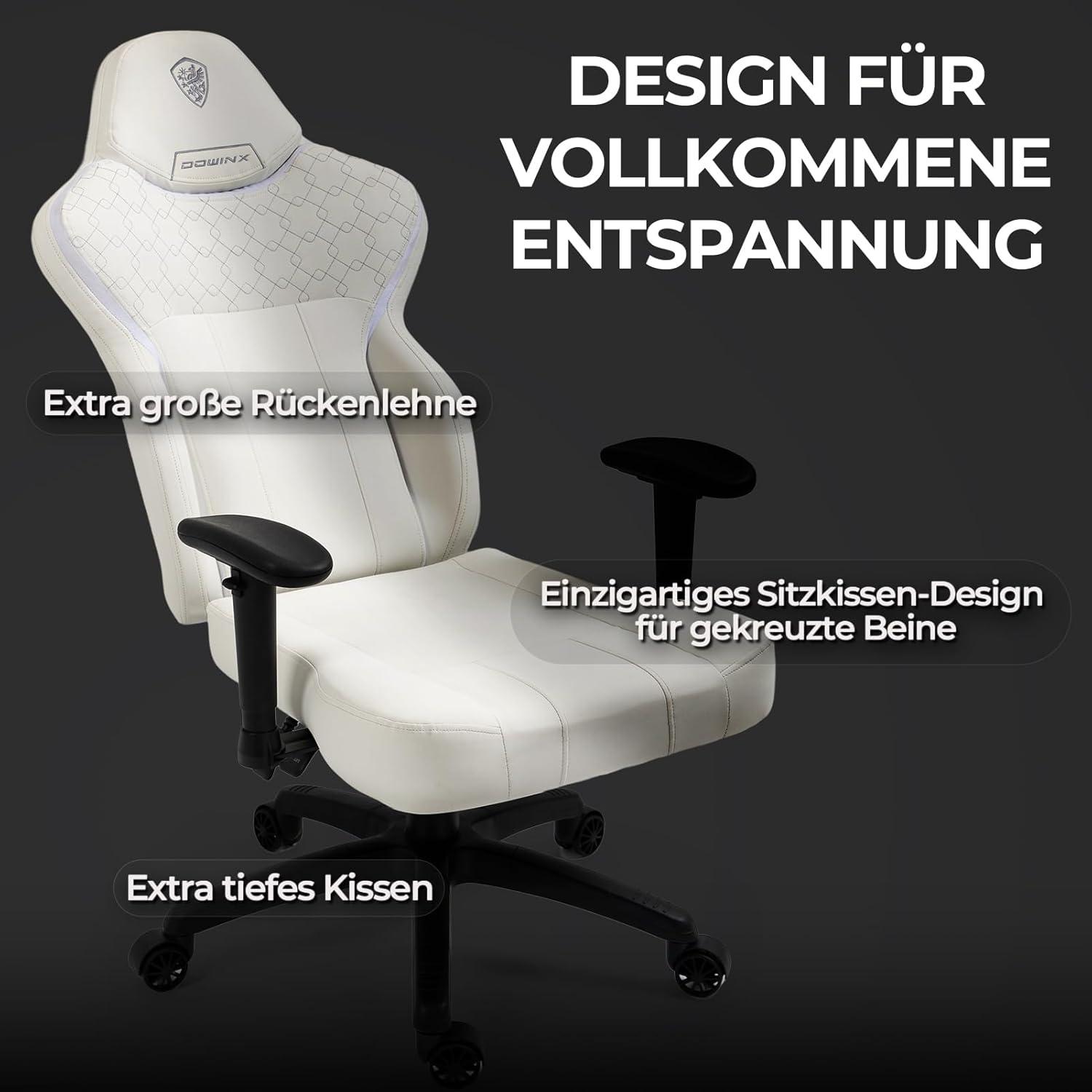 Ergonomischer Gaming Stuhl mit hoher Rückenlehne und