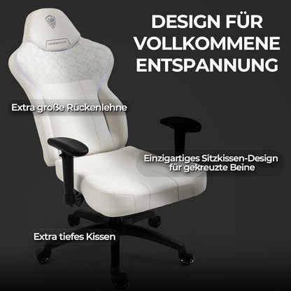 Ergonomischer Gaming Stuhl mit hoher Rückenlehne und
