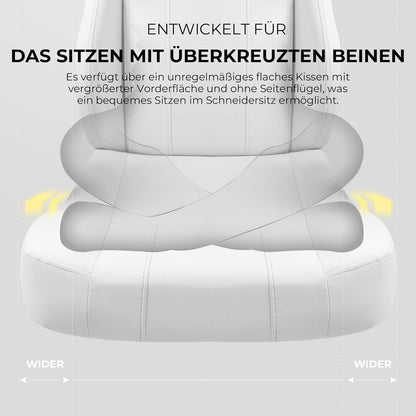 Gaming Stuhl PU Leder Schneidersitz ergonomisch PC Büro hohe Rückenlehne