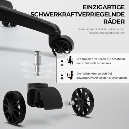 Gaming Stuhl Schneidersitz PU Leder hohe Rückenlehne