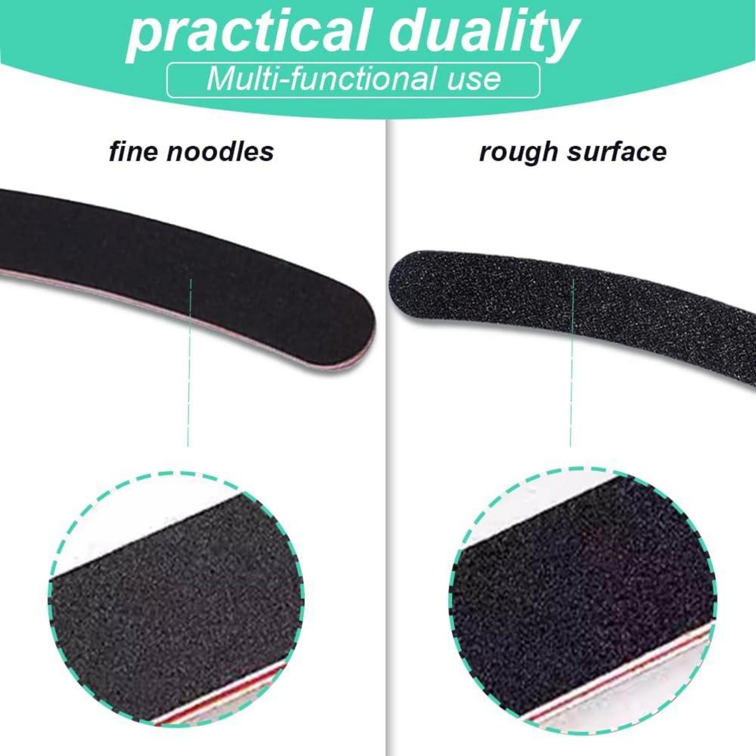 Nagelfeilen 4 Stück Doppelseitig Profi Gelnägel Pflege Styling