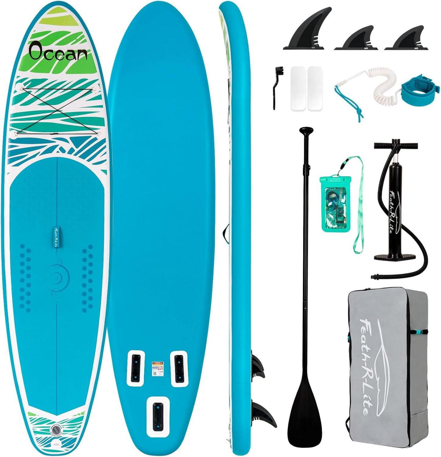 Aufblasbares Stand Up Paddle Board SUP Paddleboard Komplettset