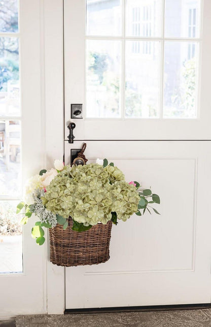 Künstliche Hortensien 3er Set Hochzeit Blumengesteck 23 cm Cream