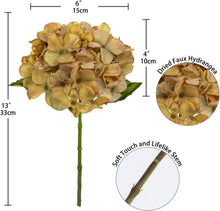 Künstliche Hortensien Blumensträuße Hochzeit Hotel 23cm