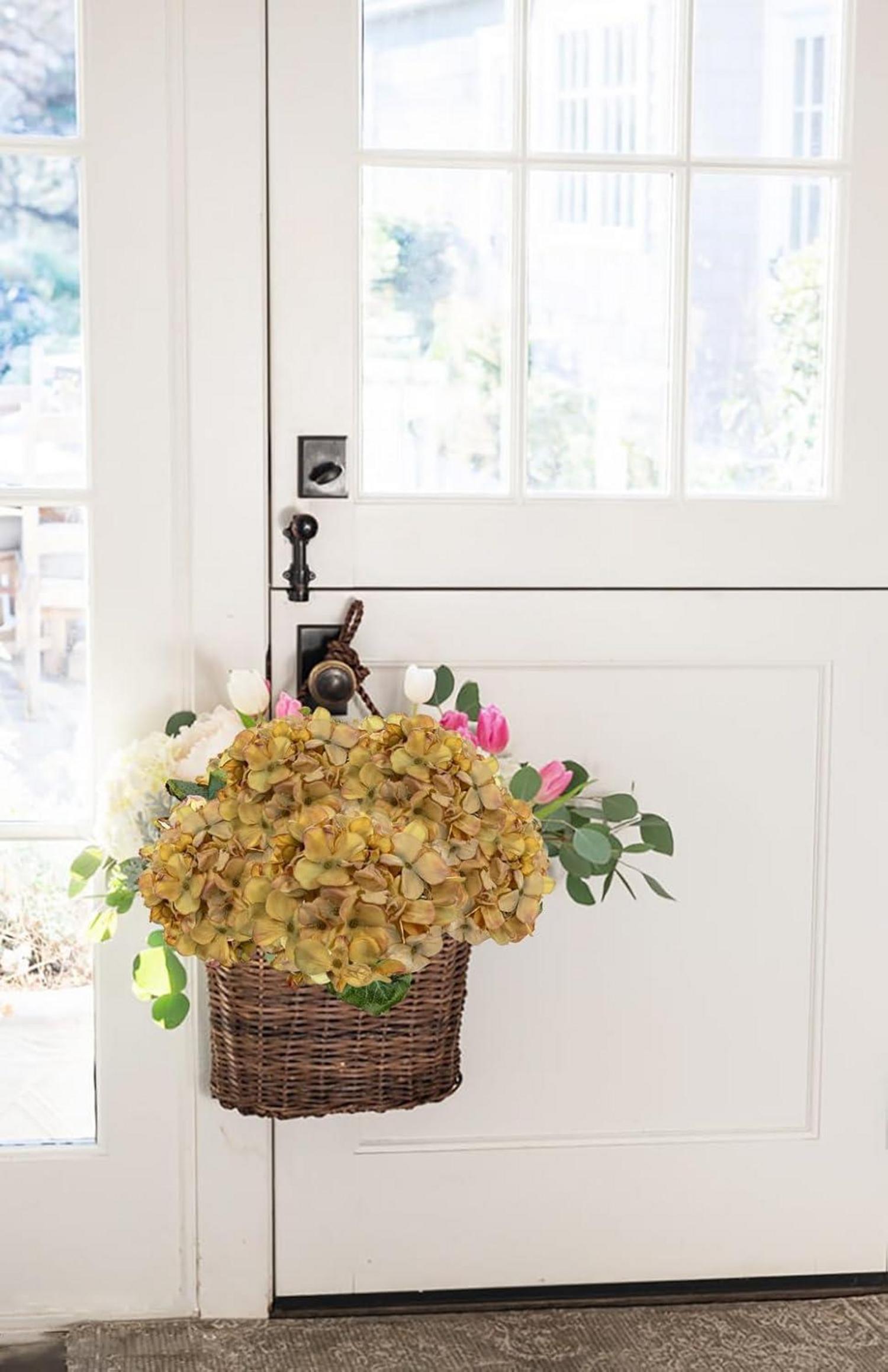 Künstliche Hortensien Blumensträuße Hochzeit Hotel Blumengesteck 3er