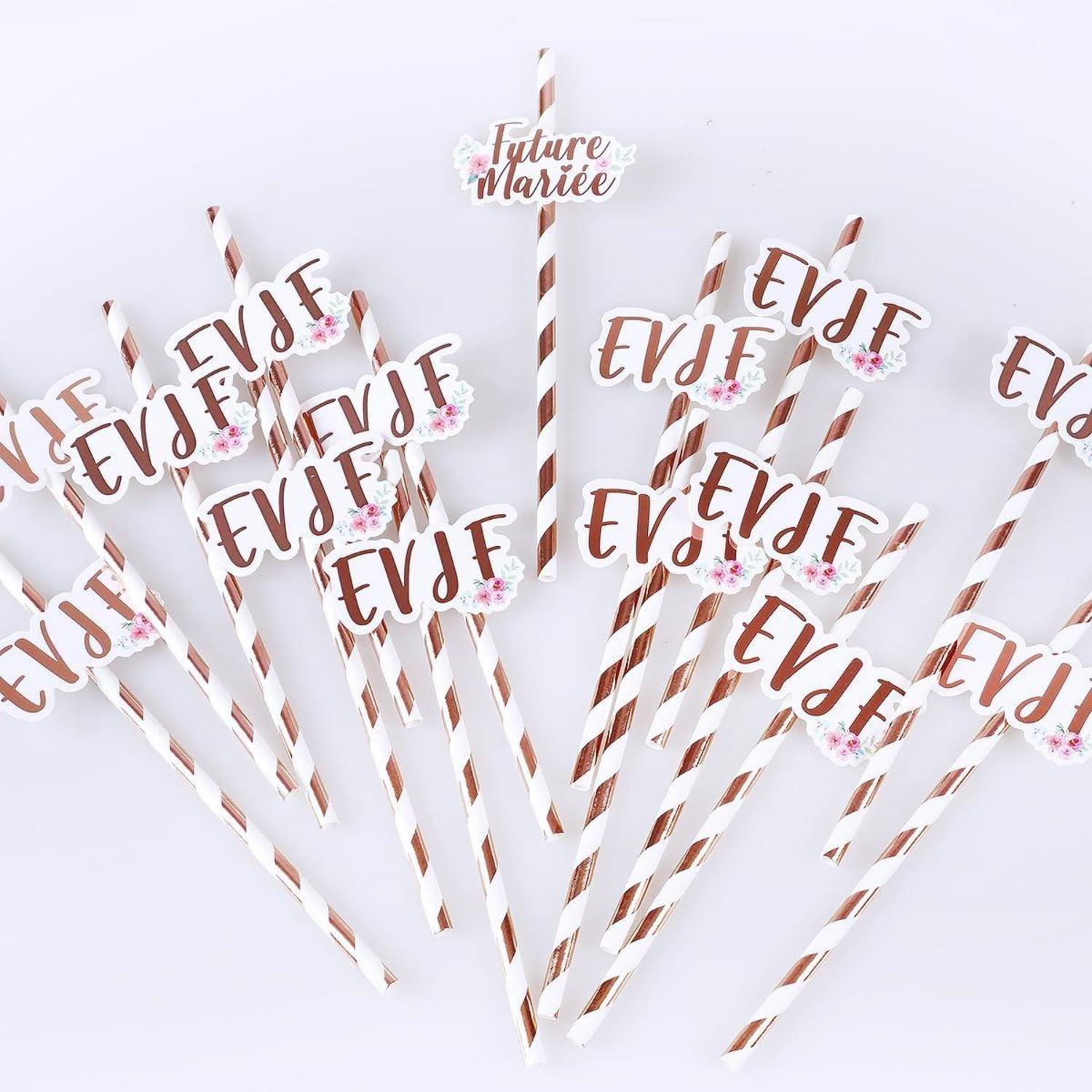 iZoeL JGA Becher Bride Tribe Cups - FR - Hochwertige Partybecher