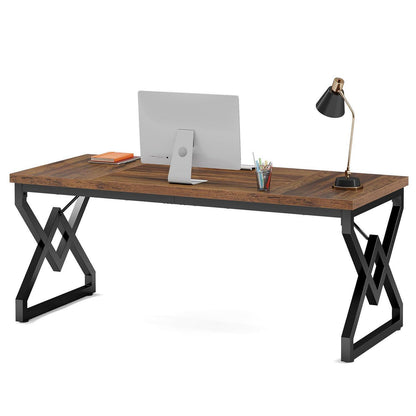Großer Schreibtisch 160cm – Industrieller Bürotisch für Home Office